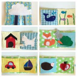 Diy Baby Toy Baby Sensory Book - Quiet Sewing Pattern Quiet Book Gift Toys Sewing Pattern - thumbnail 3