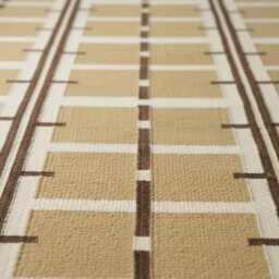 Handmade Scandinavian Kilim Rug, New Zealand Wool, Minimalist Nordic Boho Carpet - thumbnail 2