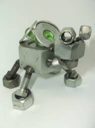 Turtle Metal Recycled Art, Miniature - thumbnail 1