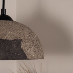 Handmade Ceramic Dome Pendant Light - Wabi Sabi Lighting - 19 - thumbnail 3