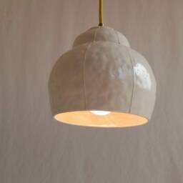 Pendant Light. Ceramic Plugin Chandelier Lamp. Kitchen Bar Lighting - thumbnail 3