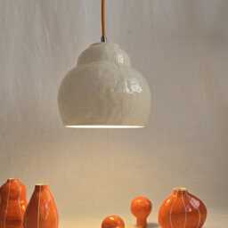 Pendant Light. Ceramic Plugin Chandelier Lamp. Kitchen Bar Lighting - thumbnail 2