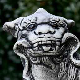Unique Dog Statue Concrete Sculpture Stone Guardian Ornament Garden Pet Figurine Cement Memorial Decoration Handmade Decor - thumbnail 3