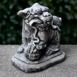 Unique Dog Statue Concrete Sculpture Stone Guardian Ornament Garden Pet Figurine Cement Memorial Decoration Handmade Decor - thumbnail 2