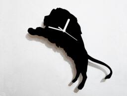 Lion Silhouette - Wall Clock - thumbnail 1
