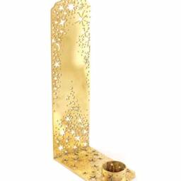 Reflective Star Candle Holder, Gold, Rose Silver - thumbnail 2