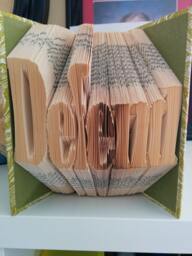 Defend - Folded Book Art Fully Customizable, Lawyer, Police, Fireman, Military - thumbnail 1