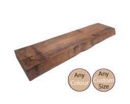 Handmade Live Edge Shelf Rustic Floating Shelf With Brackets
