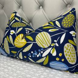 "Retro-Scandi Cushion Cover - Pillow 12"" X 20" - thumbnail 2