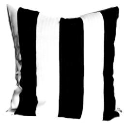 Outdoor Pillows Indoor Custom Cover Size Include 16x16, 18x18 - Shades Of Black & White Modern Geometric Block Print Quatrefoil Tribal - thumbnail 1