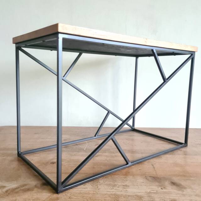 Art Deco Side Console Table - Industrial Modern House Furniture Bespoke Contemporary Geometric For Home Decor Interior Design - image 1