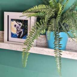 Koala Ceramic Tile Art, Framed Mini Picture, Home Decor - thumbnail 4