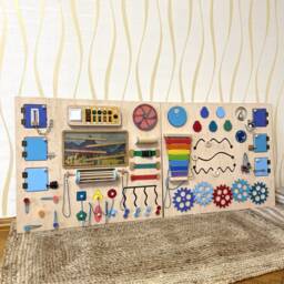 Sensory Wall For Classroom, Room, Calm Space - Large Fidget Wall, 1405 - thumbnail 3