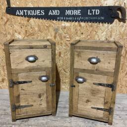 Pair Of Up-Cycled Bedside Cabinets With A Draw & Door - thumbnail 3