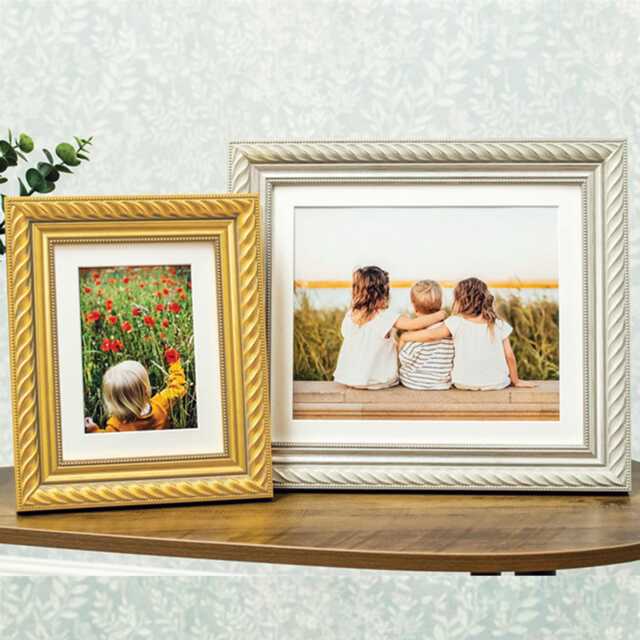 Made To Measure Wooden Picture Frame - Any Size, , Custom Size Bespoke Handmade, 42mm Ornate Polcore Moulding - image 1