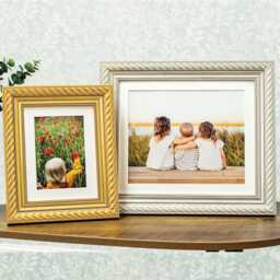 Made To Measure Wooden Picture Frame - Any Size, , Custom Size Bespoke Handmade, 42mm Ornate Polcore Moulding - thumbnail 1