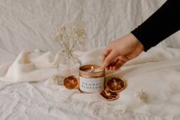 Orange Blossom Handmade, Soy Wax, Eco Friendly, Vegan Candle