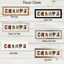 Gramps Photo Frame Word Name Special Gift Father's Day 1252-Cc By Photos in A Word - thumbnail 3