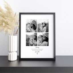 Mum Personalised Photo Frame Mothers Day, Mummy Picture Print Gift, Gift For Wife, Birthday Mam - thumbnail 2