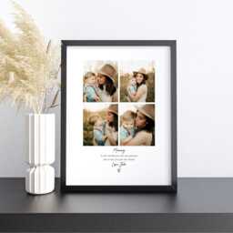 Mum Personalised Photo Frame Mothers Day, Mummy Picture Print Gift, Gift For Wife, Birthday Mam - thumbnail 1
