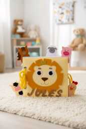 Interactive Quiet Book For Toddlers - Montessori Sensory Learning & Educational Playbook Minimoms - thumbnail 1