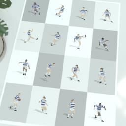 Queens Park Rangers Legends Illustrated Art Print - Qpr Icons Poster Gift - thumbnail 3