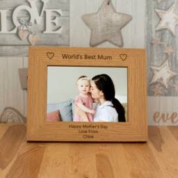 Personalised Photo Frame World's Best Mum - thumbnail 2