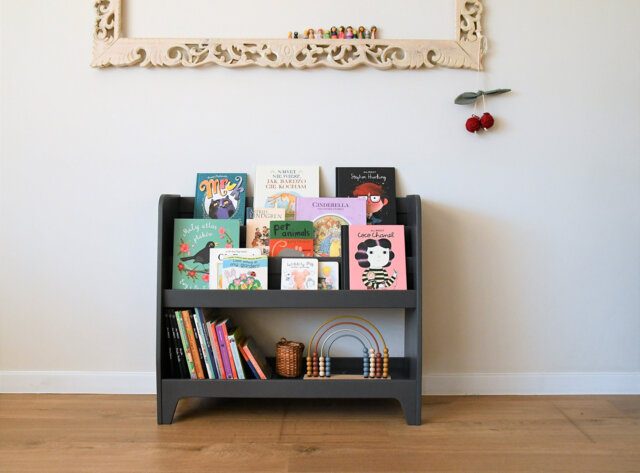 Montessori Bookshelf, Kids Bookcase, Toddler Library - image 1