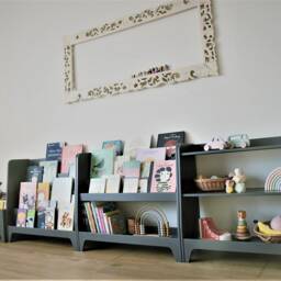 Montessori Bookshelf, Kids Bookcase, Toddler Library - thumbnail 4