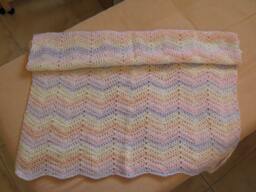 Ripple Baby Blanket in Pastel Colors