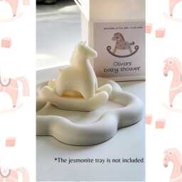 Baby Shower Gifts - Rocking Horse Candle Gift Newborn Party Gender Reveal Birthday First - thumbnail 4