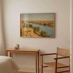 Baghdad Poster Iraq Travel Art Print, Middle East Decor - thumbnail 3