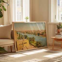 Baghdad Poster Iraq Travel Art Print, Middle East Decor - thumbnail 2