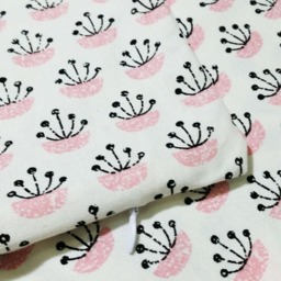 Cushion - 45cm Sq Decorative Throw Pillow // White Pink Flower - thumbnail 4