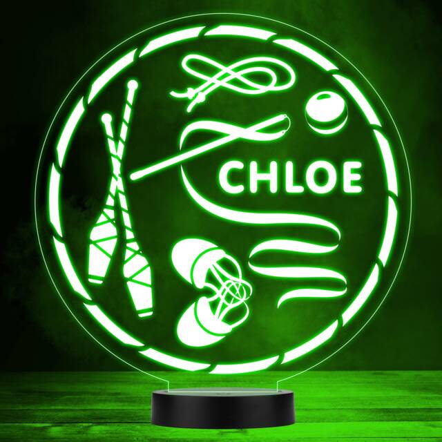 Rhythmic Gymnastics Accessories Gymnast Sport Fitness Fan Led Colour Night Light - image 1