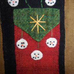 Waiting For Santa Stocking Wall Hanging - thumbnail 3