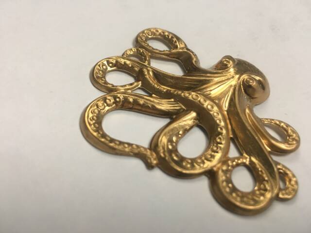 Brass 3D Octopus With Tons Of Detail - image 1