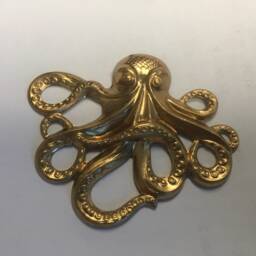 Brass 3D Octopus With Tons Of Detail - thumbnail 3