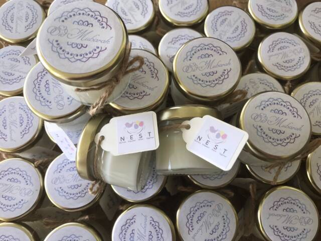 Eid Mubarak Mini Candle Gifts - Personalised Family Celebration Favours - image 1