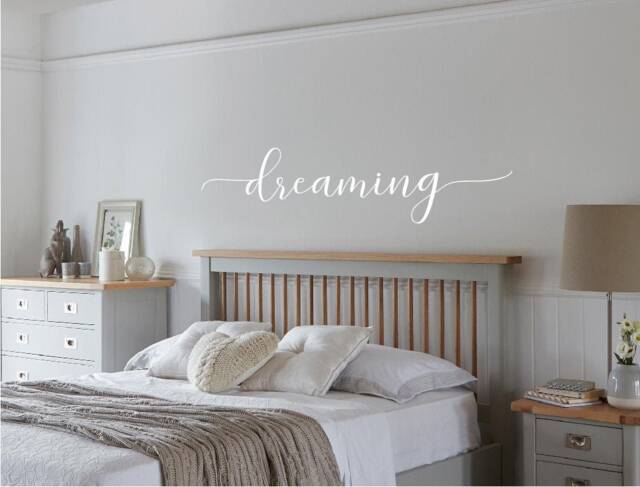 Dreaming Word Wall Sticker, Dreaming Decal, Art, Dream Decor, Bedroom Sticker - image 1