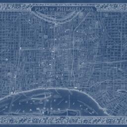 Antique Philadelphia Map Print Vintage Pennsylvania Wall Art - thumbnail 2