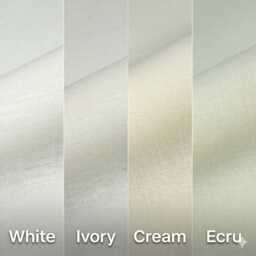White Linen Flat Roman Shade With Pink Pom - Cl1010 - thumbnail 4
