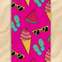 "Free Shipping Worldwide - Summer Themed Beach Towel Cute Watermelon Hit The in Style/Pool Party Gifts 30""x60" - thumbnail 3