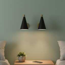 Handmade Brass Wall Sconce Vintage Mid-Century Lighting - thumbnail 3