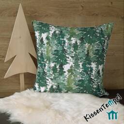 "Green Country-style Cushion Cover ""Canada" - thumbnail 3