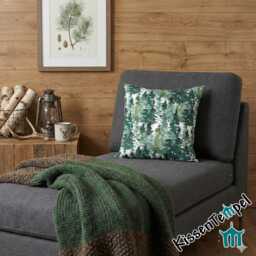 "Green Country-style Cushion Cover ""Canada" - thumbnail 1