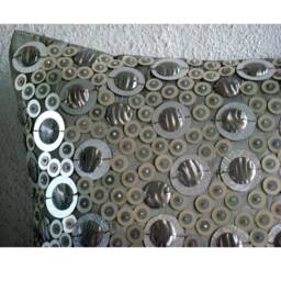 "Decorative Silver Euro Pillow Sham 24""x24""/26""x26" - thumbnail 3