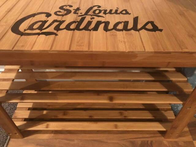 Personalized Bamboo Shoe Rack, Entryway Organizer, Laser Engraved - image 1