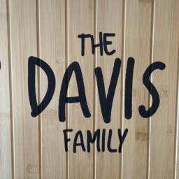 Personalized Bamboo Shoe Rack, Entryway Organizer, Laser Engraved - thumbnail 2