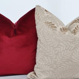 Sand Velvet Pillow Cover, Beige Cover , Cream Hand Made For Couch Taupe Pillow Cover - thumbnail 2
